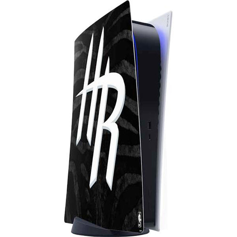 NBA Houston Rockets Black Animal Print PS5 Digital Edition Console Skin