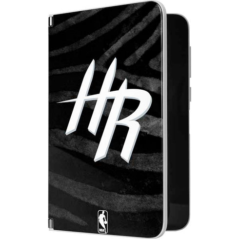 NBA Houston Rockets Black Animal Print Surface Duo Skin