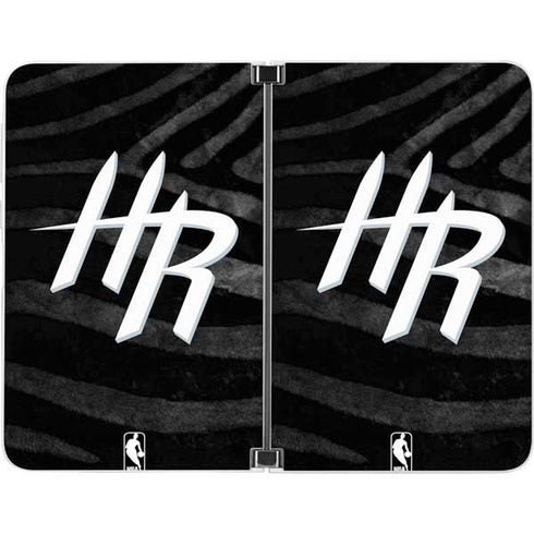 NBA Houston Rockets Black Animal Print Surface Duo Skin