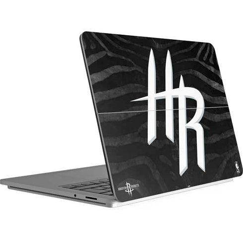 NBA Houston Rockets Black Animal Print Surface Laptop Studio Skin