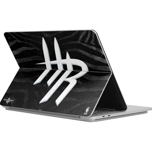 NBA Houston Rockets Black Animal Print Surface Laptop Studio Skin