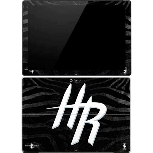 NBA Houston Rockets Black Animal Print Surface Pro 4 Skin