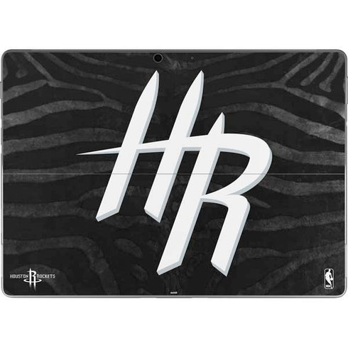 NBA Houston Rockets Black Animal Print Surface Pro 9 Skin