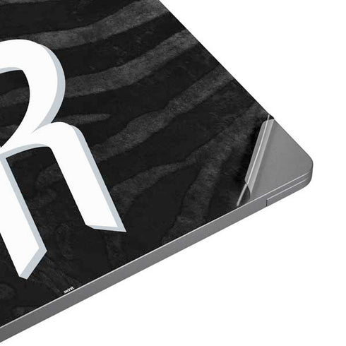 NBA Houston Rockets Black Animal Print Universal Laptop 12in (9.8 x 6.8in) Skin