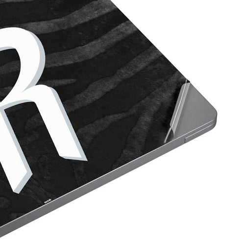 NBA Houston Rockets Black Animal Print Universal Laptop 16.6in (13.4 x 9.7in) Skin
