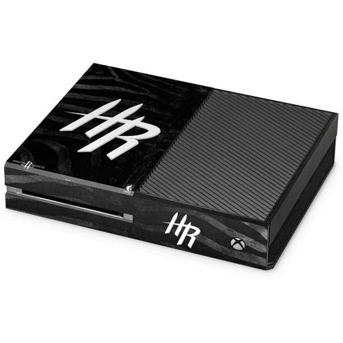 NBA Houston Rockets Black Animal Print Xbox One Console Skin