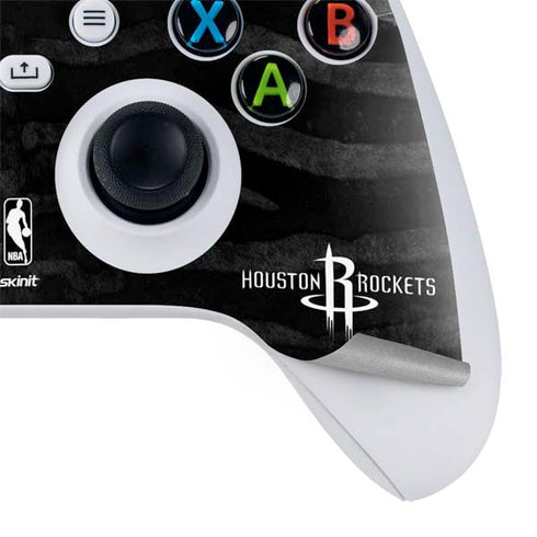 NBA Houston Rockets Black Animal Print Xbox Series S Controller Skin