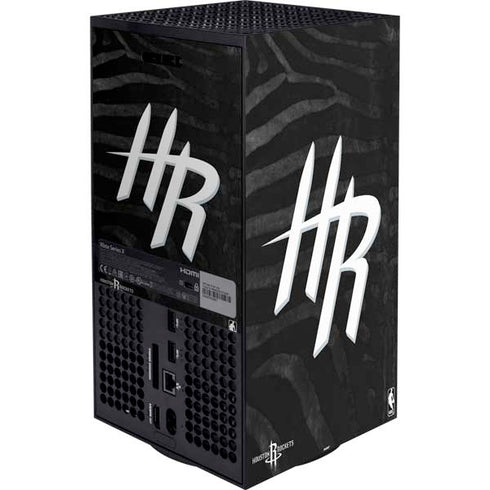NBA Houston Rockets Black Animal Print Xbox Series X Bundle Skin