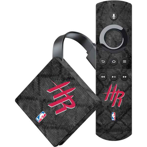 NBA Houston Rockets Dark Rust Amazon Fire TV Skin