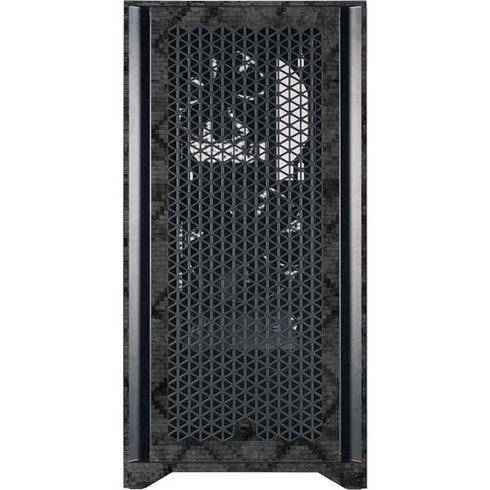 NBA Houston Rockets Dark Rust Corsair 4000D Tempered Glass Mid-Tower ATX Case Skin