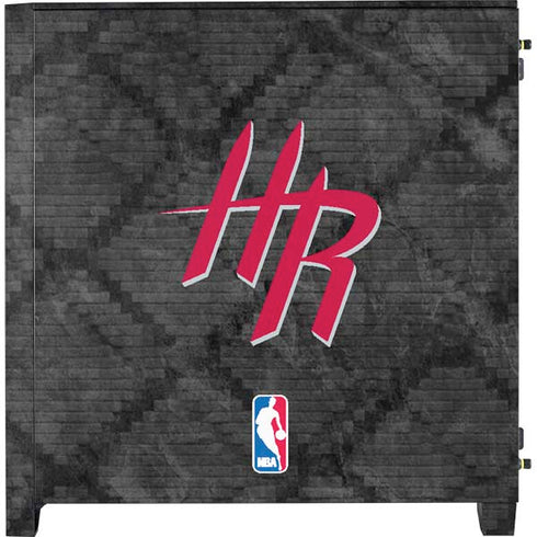 NBA Houston Rockets Dark Rust Corsair 4000D Tempered Glass Mid-Tower ATX Case Skin