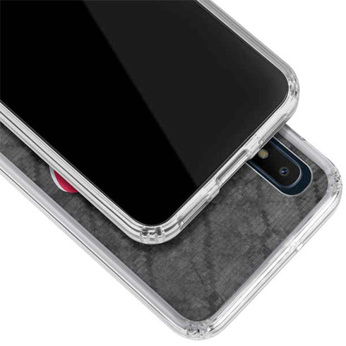 NBA Houston Rockets Dark Rust Galaxy A10e Clear Case