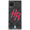 NBA Houston Rockets Dark Rust Galaxy A12 Clear Case