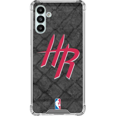 NBA Houston Rockets Dark Rust Galaxy A13 5G Clear Case