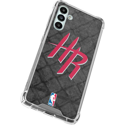 NBA Houston Rockets Dark Rust Galaxy A13 5G Clear Case
