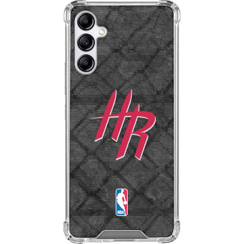 NBA Houston Rockets Dark Rust Galaxy A15 5G Clear Case