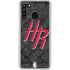 NBA Houston Rockets Dark Rust Galaxy A21 Clear Case
