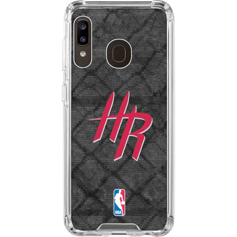 NBA Houston Rockets Dark Rust Galaxy A30 Clear Case