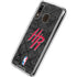 NBA Houston Rockets Dark Rust Galaxy A30 Clear Case