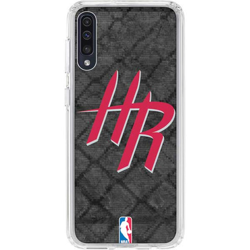 NBA Houston Rockets Dark Rust Galaxy A50 Clear Case