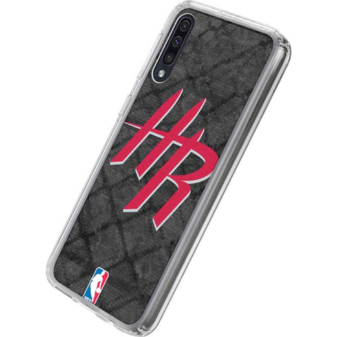 NBA Houston Rockets Dark Rust Galaxy A50 Clear Case