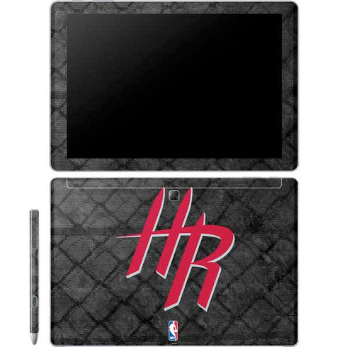 NBA Houston Rockets Dark Rust Galaxy Book 12in Skin