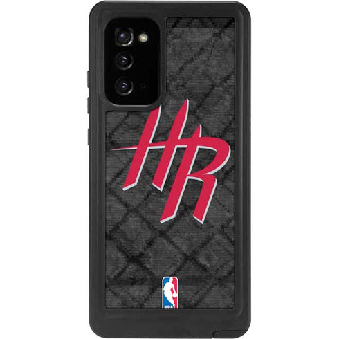 NBA Houston Rockets Dark Rust Galaxy Note20 5G Waterproof Case
