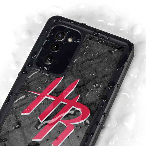 NBA Houston Rockets Dark Rust Galaxy Note20 5G Waterproof Case