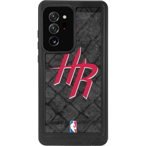 NBA Houston Rockets Dark Rust Galaxy Note20 Ultra 5G Waterproof Case