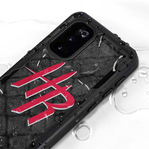 NBA Houston Rockets Dark Rust Galaxy S20 Waterproof Case