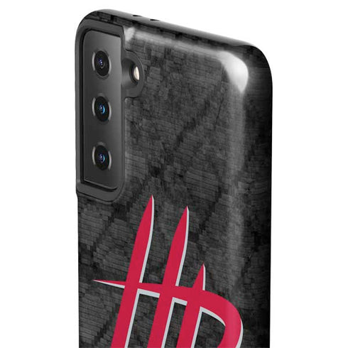 NBA Houston Rockets Dark Rust Galaxy S21 Plus 5G Pro Case