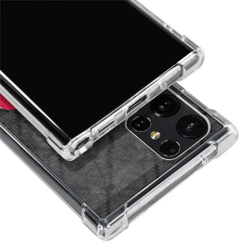 NBA Houston Rockets Dark Rust Galaxy S22 Ultra Clear Case