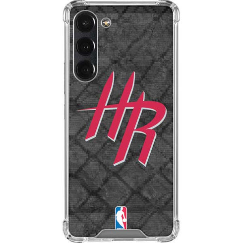 NBA Houston Rockets Dark Rust Galaxy S23 Plus Clear Case