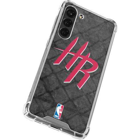 NBA Houston Rockets Dark Rust Galaxy S23 Plus Clear Case