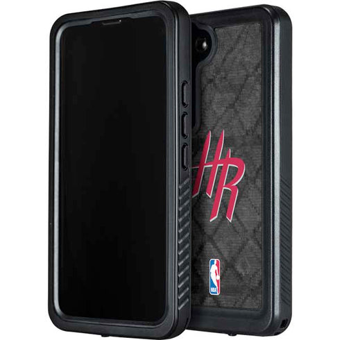 NBA Houston Rockets Dark Rust Galaxy S23 Plus Waterproof Case
