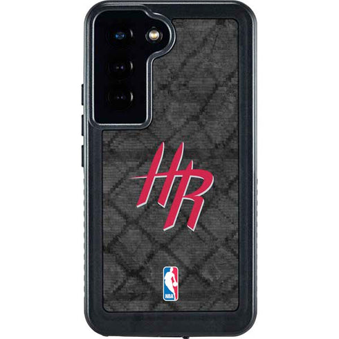 NBA Houston Rockets Dark Rust Galaxy S23 Waterproof Case