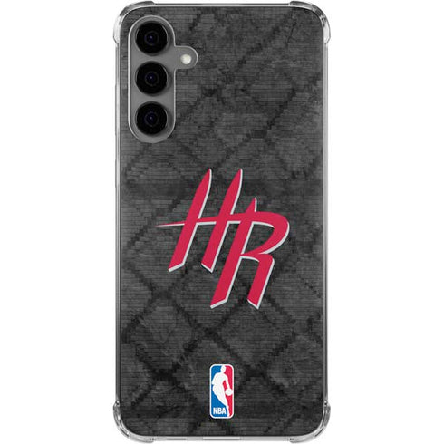 NBA Houston Rockets Dark Rust Galaxy S24 Plus Clear Case