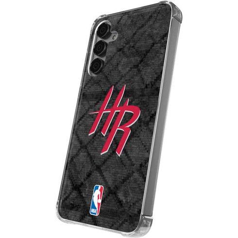 NBA Houston Rockets Dark Rust Galaxy S24 Plus Clear Case