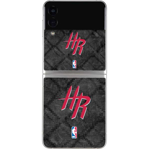 NBA Houston Rockets Dark Rust Galaxy Z Flip3 5G Skin