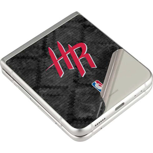 NBA Houston Rockets Dark Rust Galaxy Z Flip3 5G Skin