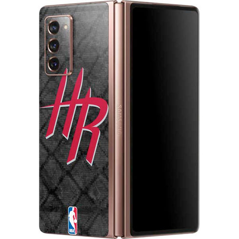NBA Houston Rockets Dark Rust Galaxy Z Fold2 5G Skin