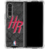 NBA Houston Rockets Dark Rust Galaxy Z Fold4 5G Clear Case