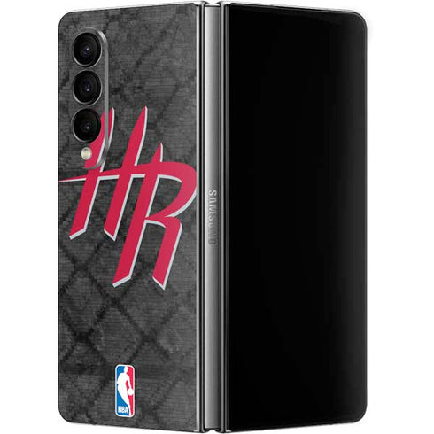 NBA Houston Rockets Dark Rust Galaxy Z Fold4 5G Skin