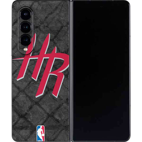 NBA Houston Rockets Dark Rust Galaxy Z Fold4 5G Skin