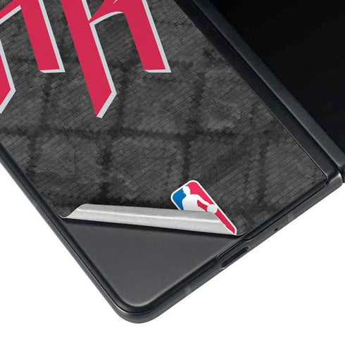 NBA Houston Rockets Dark Rust Galaxy Z Fold4 5G Skin