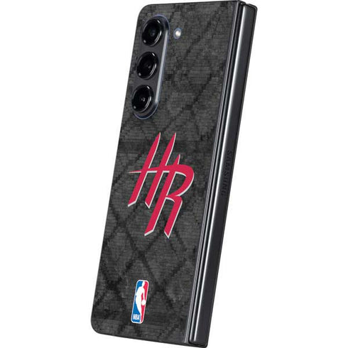 NBA Houston Rockets Dark Rust Galaxy Z Fold5 5G Skin