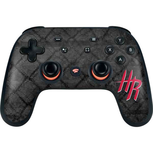 NBA Houston Rockets Dark Rust Google Stadia Controller Skin