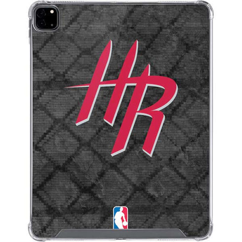 NBA Houston Rockets Dark Rust iPad Pro 12.9in (2020) Clear Case