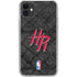 NBA Houston Rockets Dark Rust iPhone 11 Clear Case