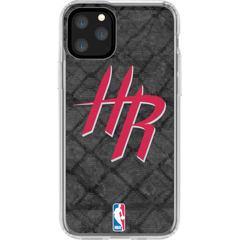 NBA Houston Rockets Dark Rust iPhone 11 Pro Clear Case
